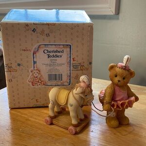 1986 Vintage Cherished Teddies Tonya figurine.